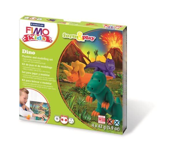 FIMO Kids Modelleringsmasse Dinosaur Staedtler