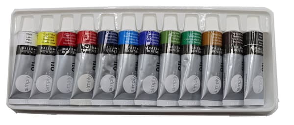 Oljemaling Startsett Simply 16-pack