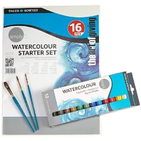 Oljemaling Startsett Simply 16-pack