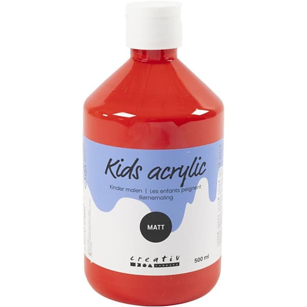 Färg Allround 02 Matt 500 ml Röd