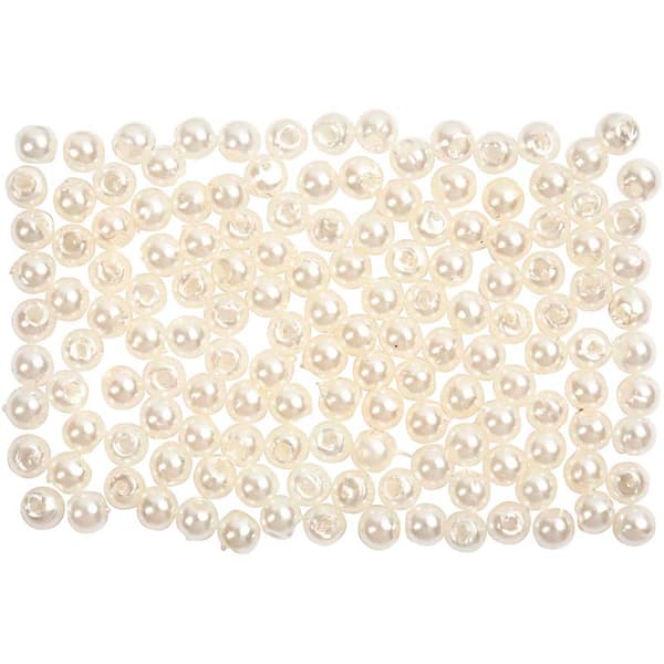 Vaxpärlor dia 3 mm Pärlemor 150 st