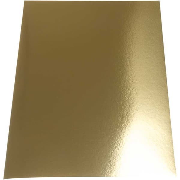 Metallkartong Tvåsidig A4 280g Guld 10 Ark