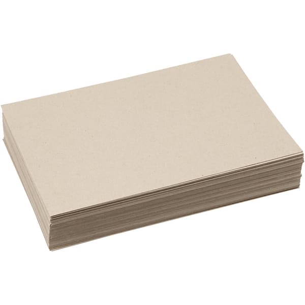 Resirkulert Papp, A4, ark 210x297 mm, 225 g, grå brun, 125 ark/ 1 pk.