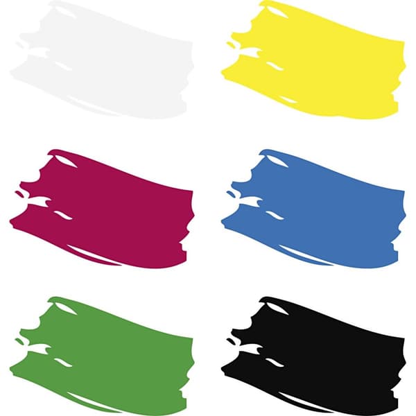 Plus Color Hobbymaling, primær farger, 6x60 ml/ 1 pk.
