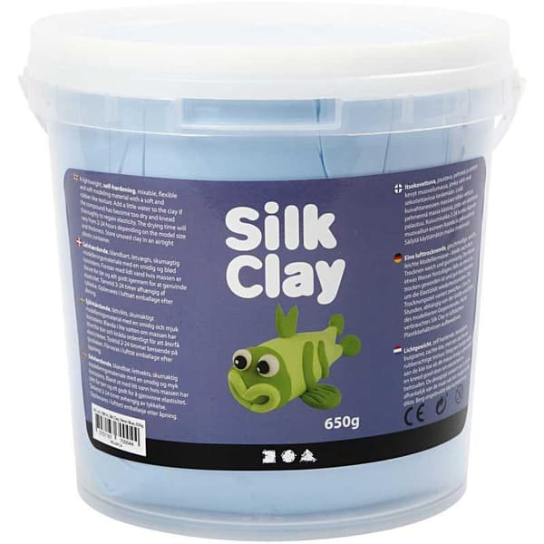 Silk Clay®, 650 g, neon blå