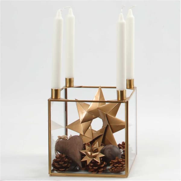 Origamipapper, guld, stl. 10x10 cm, 128 g, 20 ark/ 1 förp.