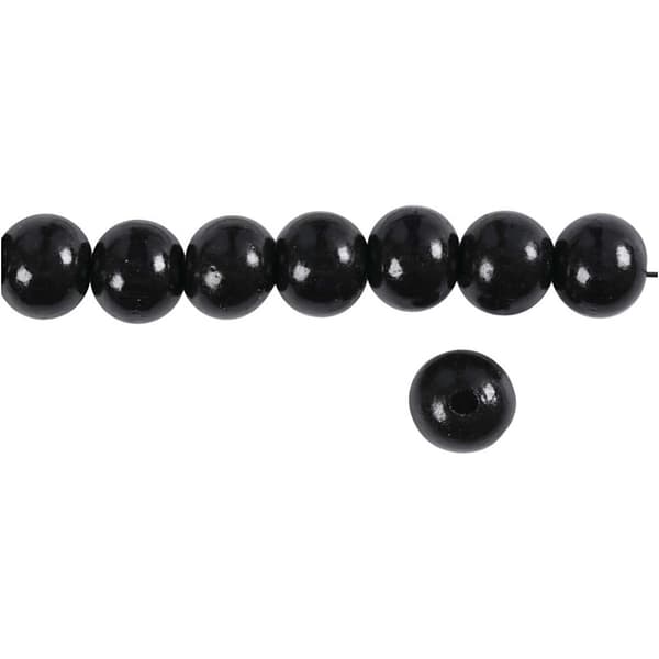 Treperler, dia. 12 mm, hullstr. 3 mm, 22 g, svart