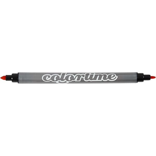 Colortime Dobbelttusch, streg 2,3+3,6 mm, standardfarver, 20 stk./ 1 pk.