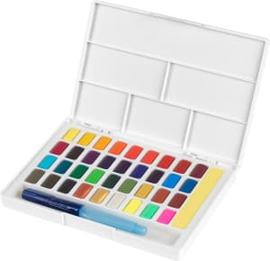 Akvarellfärger Creative Studio Färgkakor Etui med 36 Färger Faber-Castell
