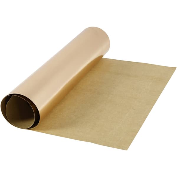 Läderpapper, rosa guld, B: 49 cm, enfärgad,folie, 350 g, 1 m/ 1 rl.
