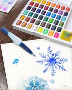 Akvarellfärger Creative Studio Färgkakor Etui med 48 Färger Faber-Castell