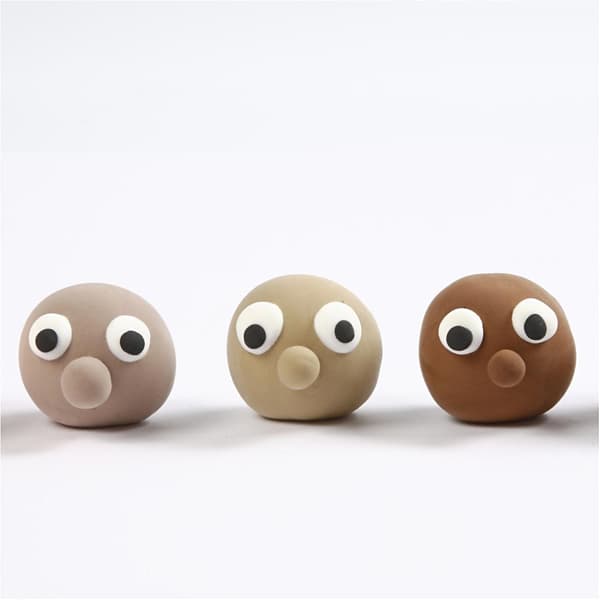 Silk Clay®, skin colours, 6x14 g/ 1 pk.