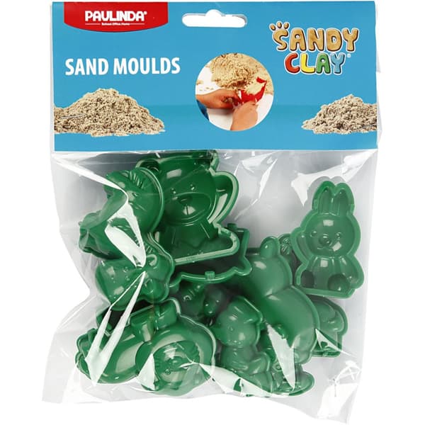 Sandformer, dyr, str. 4-7 cm, 10stk./ 1 pk.