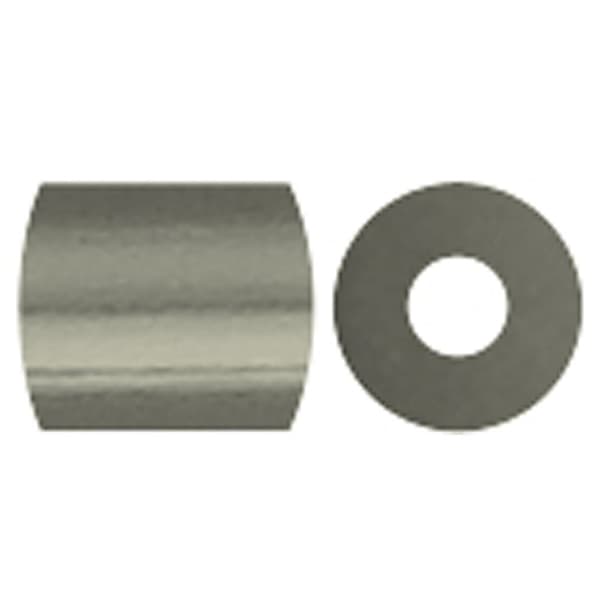 PhotoPearls, str. 5x5 mm, hullstr. 2,5 mm, 1100 stk., askegrå (8)
