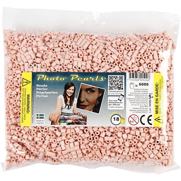 Nabbipärlor Photo Pearls 5x5 mm 6000 st Rosa (18)
