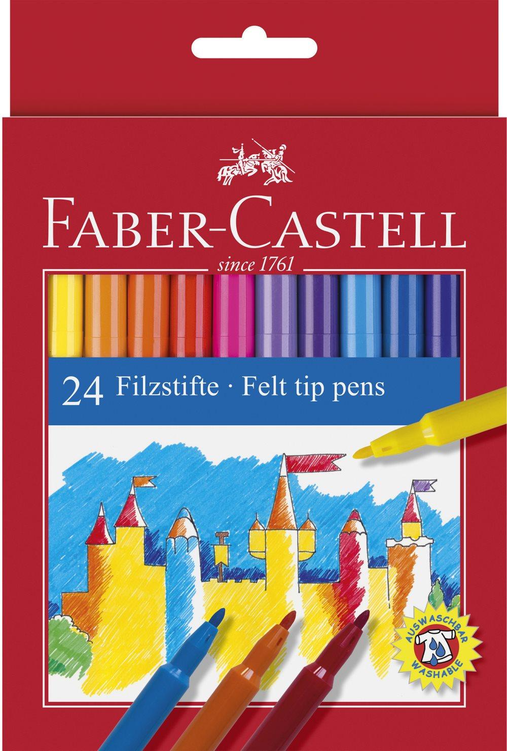 Tuschpennor Barn 24-pack Faber-Castell