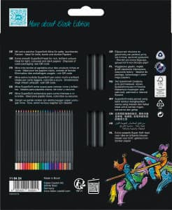 Black Edition Färgpennor 24-p, Faber-Castell