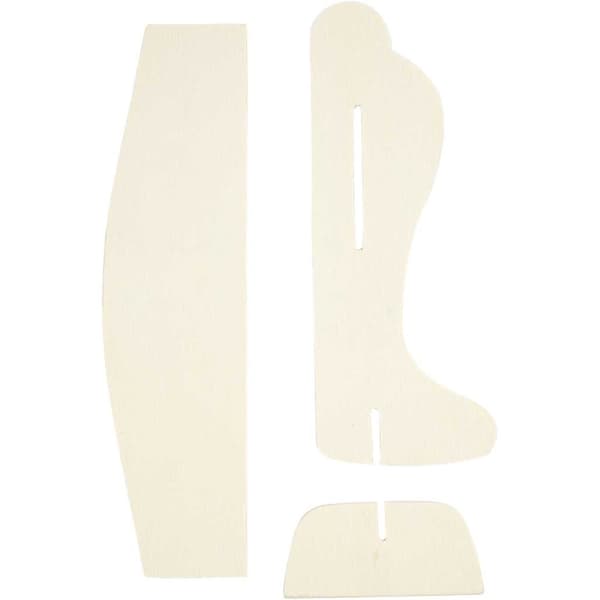 Flygplan - stl. 21,5x25,5 cm - Plywood - 20 set