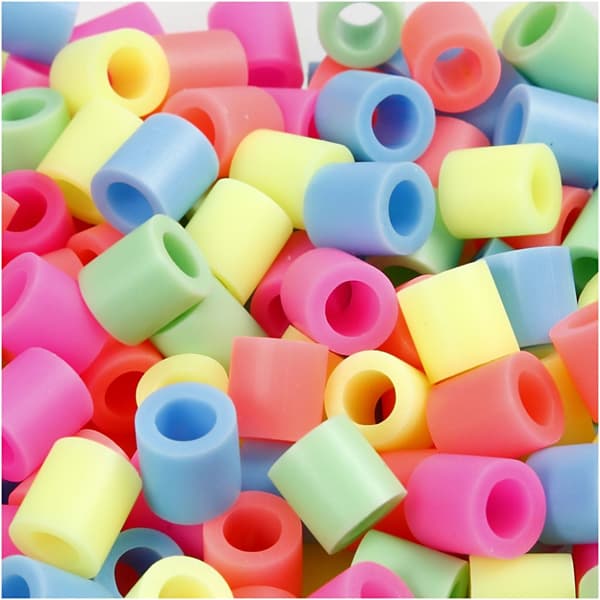 Nabbi Pärlor Jumbo 10mm - Pastellfärger - 1000 st