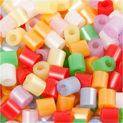 Nabbi Pärlor med slits - Pärlemorsfärger - Medium - 6000 mix