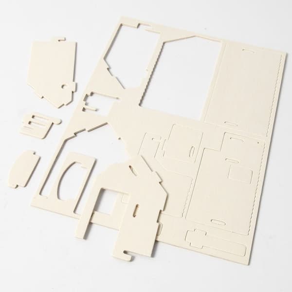 3D Pussel - Hus med Terrass - Höjd: 15 cm  - Plywood