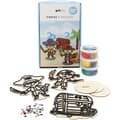 Miniatyrbild 1 av 3: DIY kit - Pirater - 3 Figurer - Foam Clay