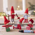 Miniatyrbild 7 av 7: Flexi Träfigurer 4 st - Höjd 12 cm
