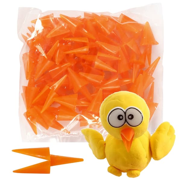Kycklingnäbb -  L: 30 mm - Orange - 50 st