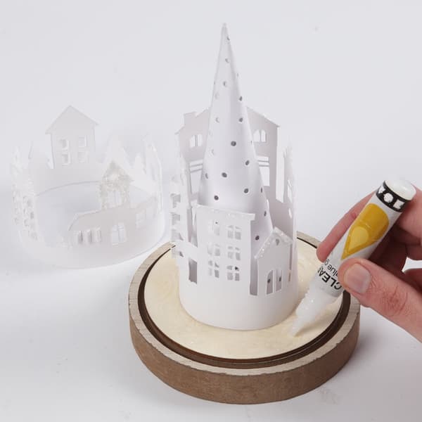 DIY kit Jul - Dekorationskupa - 18 cm