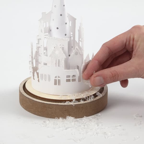 DIY kit Jul - Dekorationskupa - 18 cm