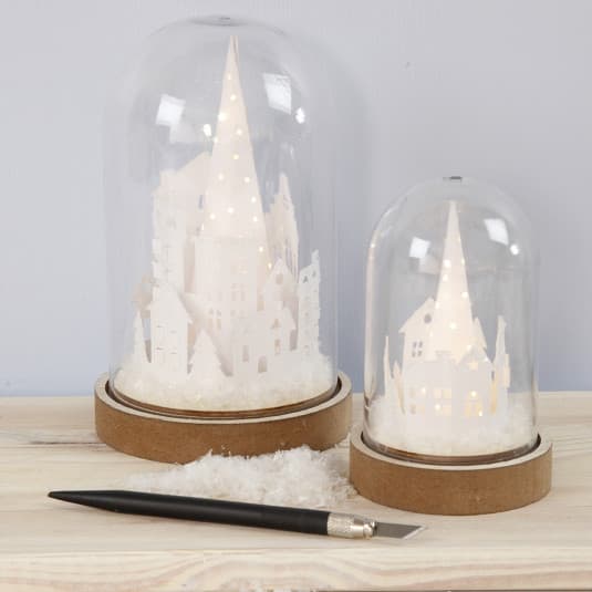 DIY kit Jul - Dekorationskupa - 18 cm