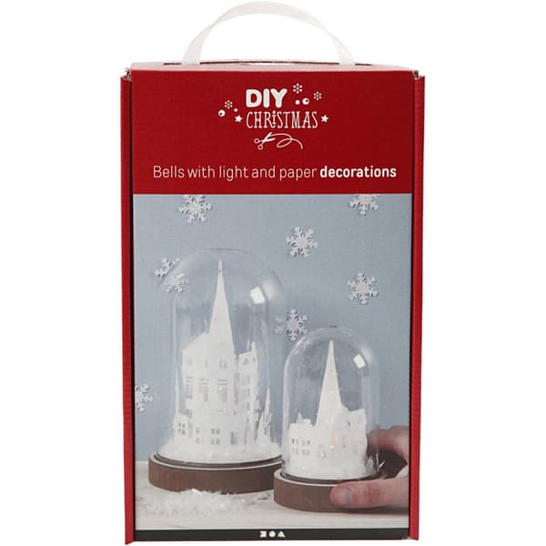 DIY kit Jul - Dekorationskupa - 18 cm