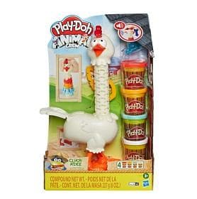 PD CLUCK A DEE FEATHER FUN CHICKEN- Play Doh Kycklingset