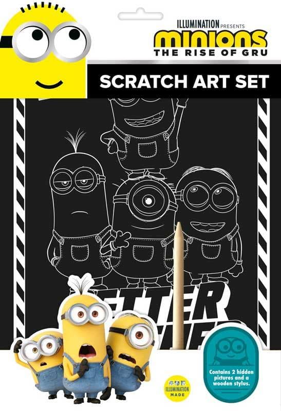 Minions kreativt pakke med scratch minions