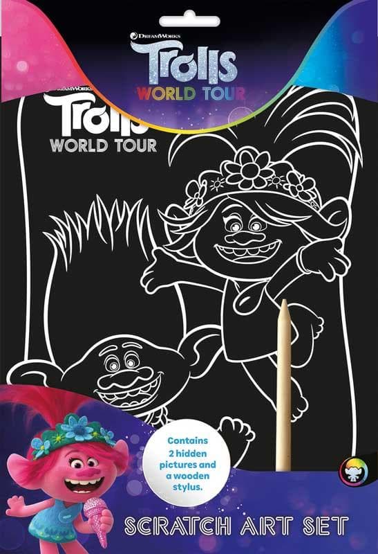 Trolls II hobbybog med skrab pyssel troll poppy gren