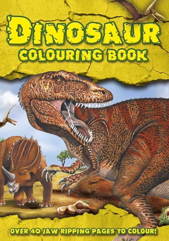 Dinosaurer malebog 32 sider aktivitetsbog dinosaurus