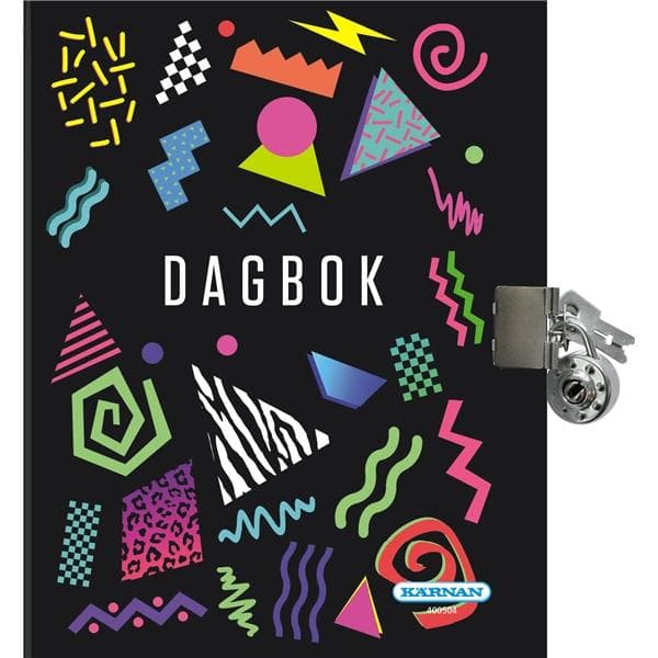 Dagbok Kärnan Egmont (med lås och nycklar)