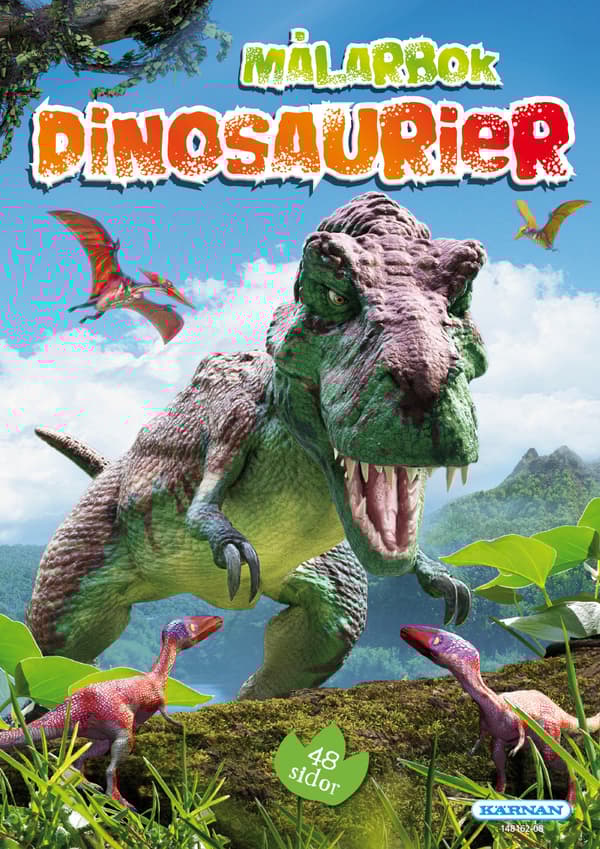 Målarbok Dinosaurier, Kärnan
