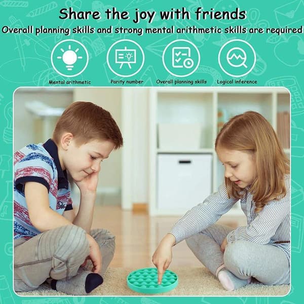 Pop It Fidget Toy Rund CE Godkänd