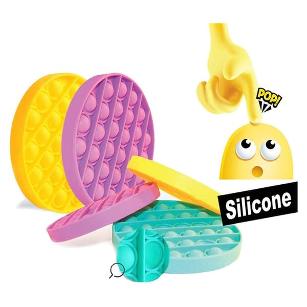 Pop It Fidget Toy Rund CE Godkänd