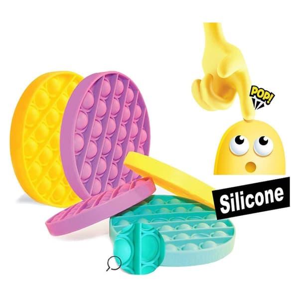 Pop It Fidget Toy Rund CE Godkänd