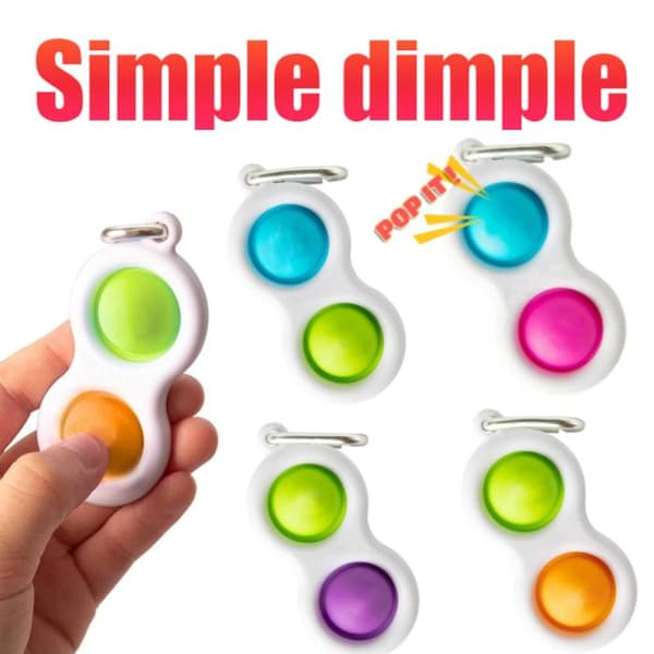 Pop it Fidget- Enkel dimple - MINI Finger Toy / Leksak- CE