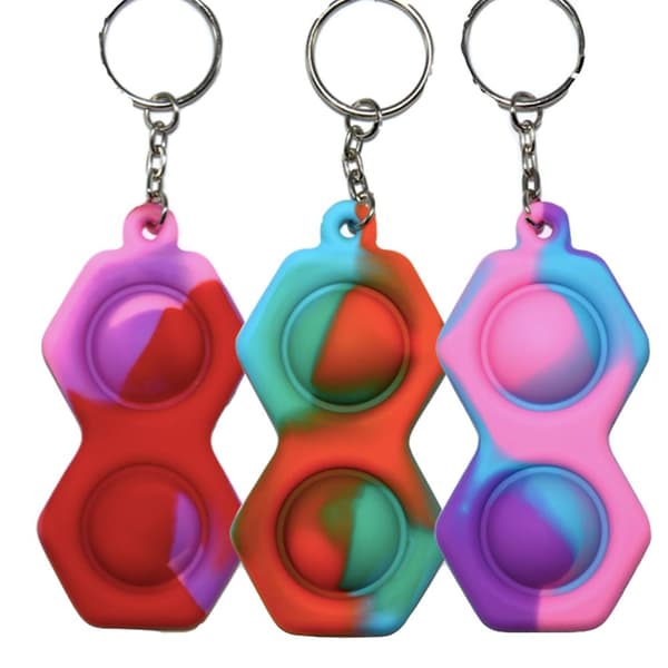 3-pack Simple dimple, MINI Pop it Fidget Finger Toy / Leksak- CE