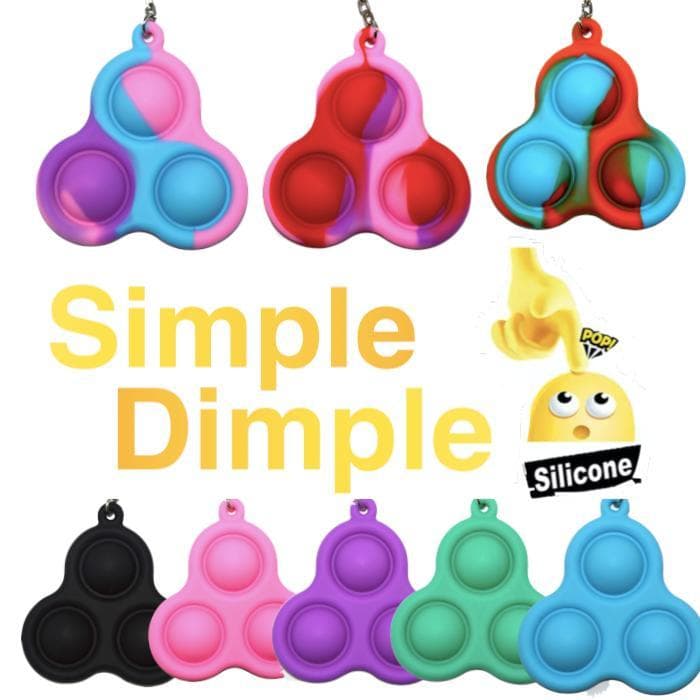 Simple dimple, MINI Pop it Fidget Finger Toy - Nyckelring ...