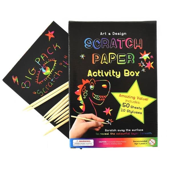 Scratch Paper Box 50 blad | CDON