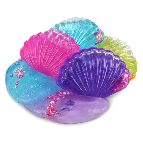 Snäcka Putty Glitter med pärlor Gul