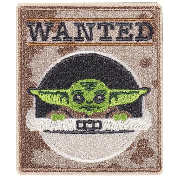 Star Wars: The Mandalorian The Child Iron On Patch Brown/Green/White One Size