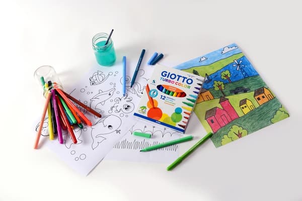 Tusj 12 stk. Turbo Color Giotto