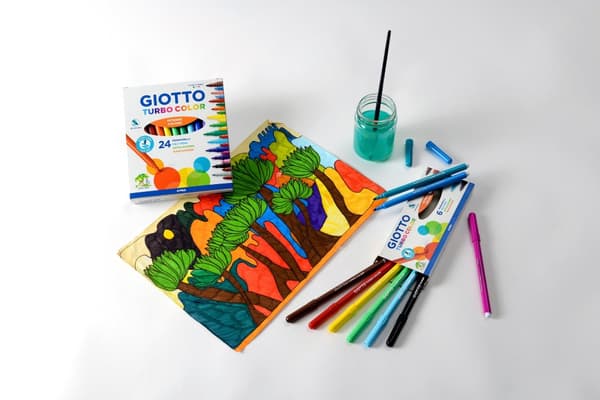 Tuschpennor 24-p vattenbaserade, Giotto Turbo Color