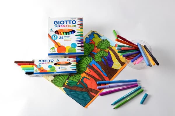 Tuschpennor 24-p vattenbaserade, Giotto Turbo Color